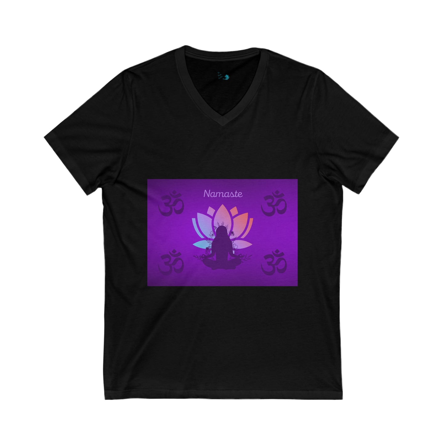Namaste Unisex Jersey Short Sleeve V-Neck Tee