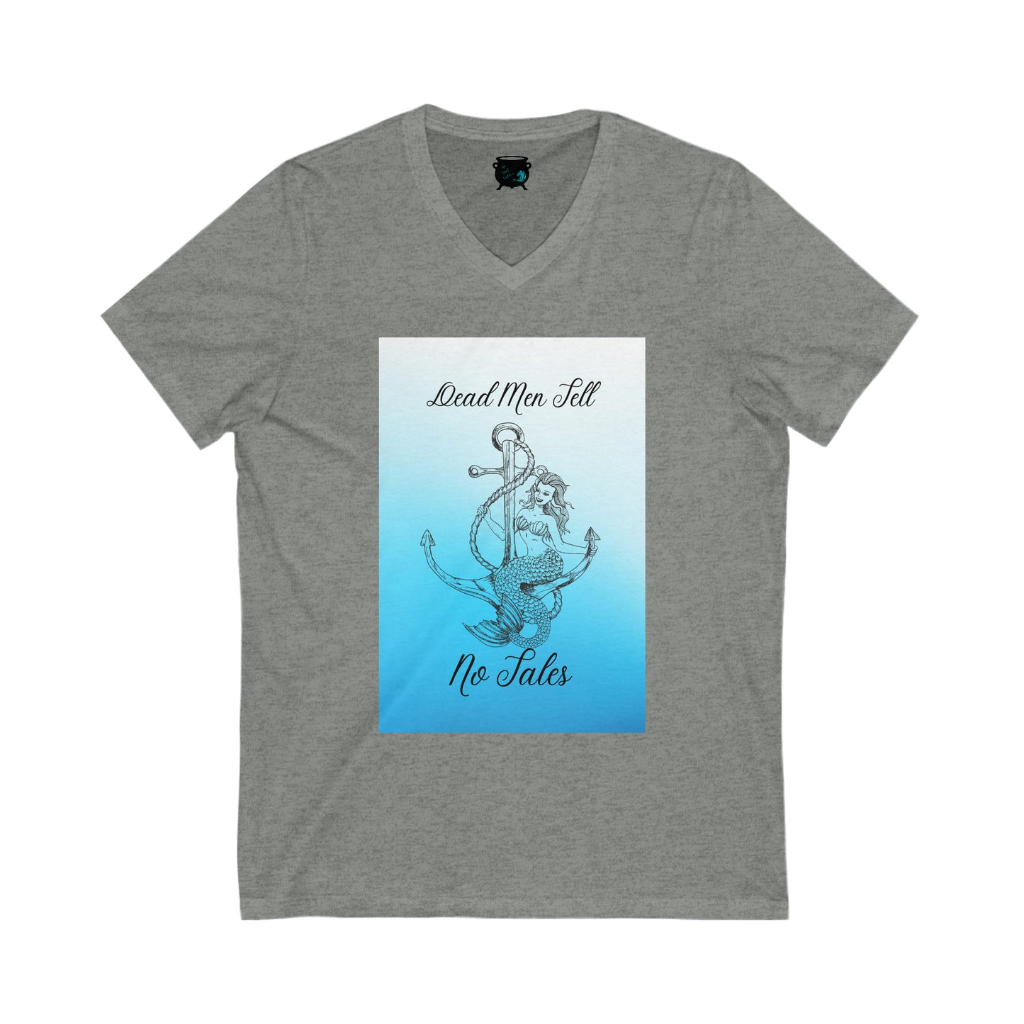 Dead Men Tell No Tales Jersey Short Sleeve V-Neck Tee
