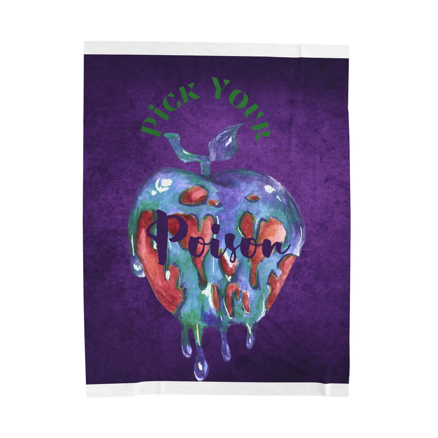 Pick Your Poison Velveteen Plush Blanket