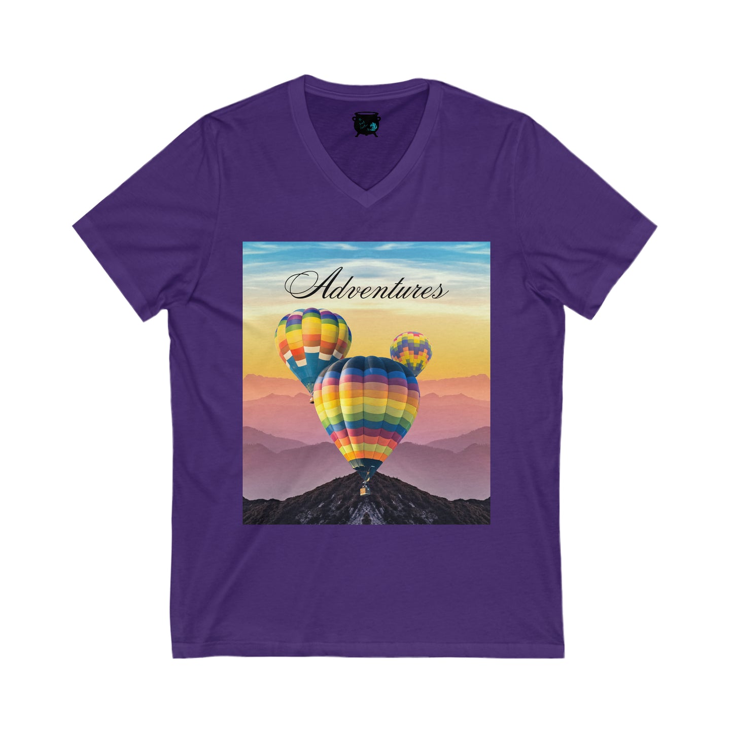 Adventures Unisex Jersey Short Sleeve V-Neck Tee