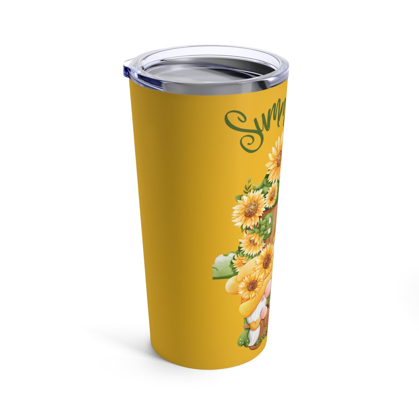 Summer Sunflower Gnomes Tumbler 20oz