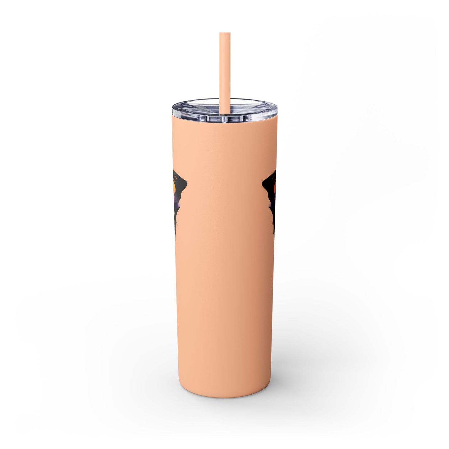 Antisocial Butterfly Skinny Tumbler with Straw, 20oz