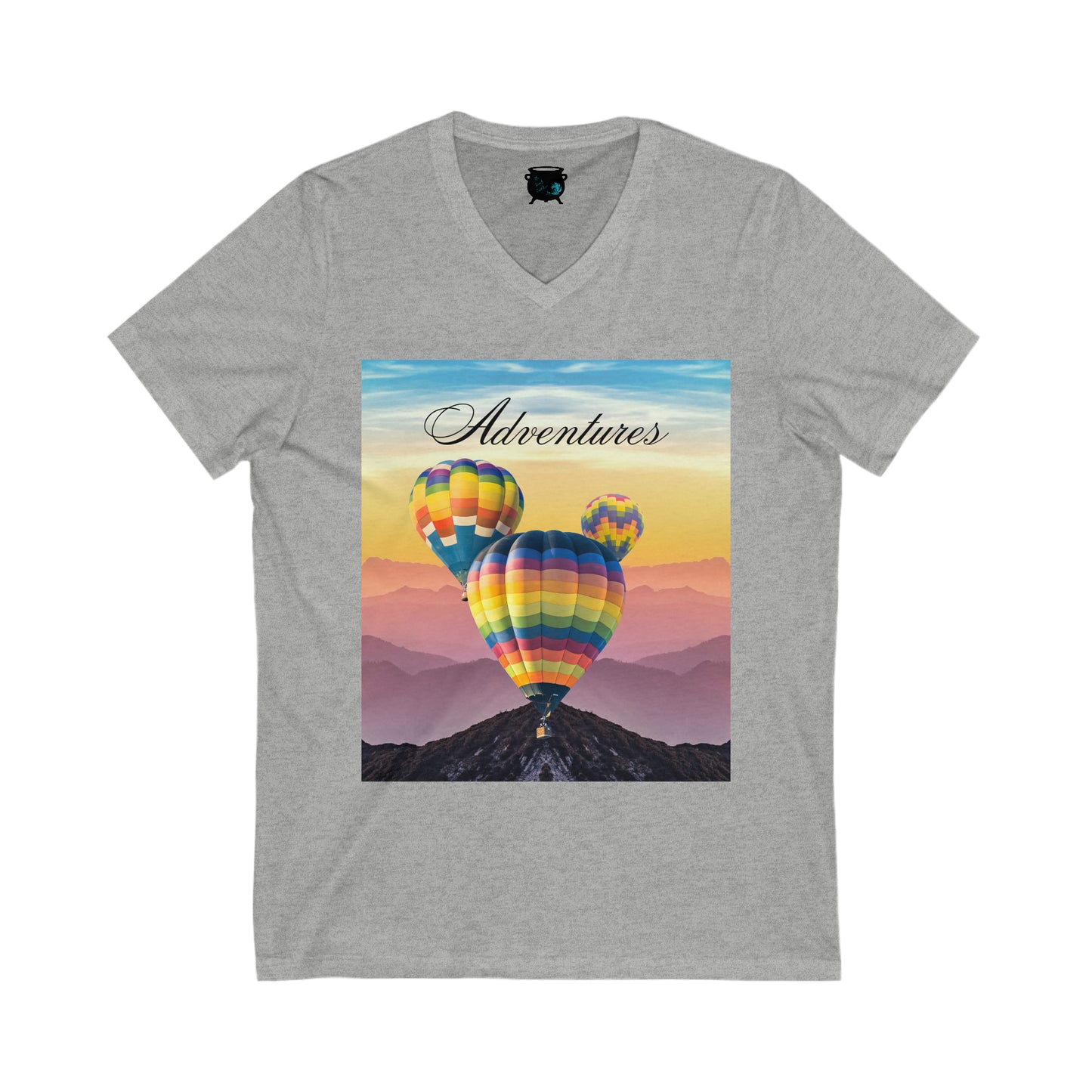 Adventures Unisex Jersey Short Sleeve V-Neck Tee