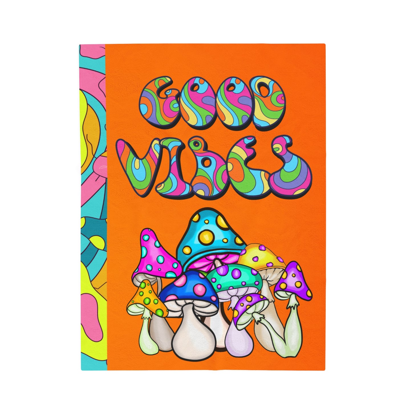 Good Vibes Velveteen Plush Blanket