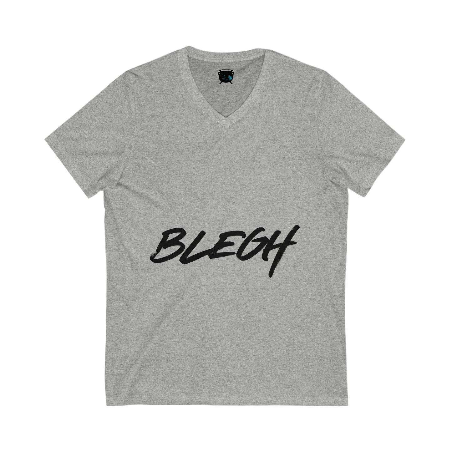 Blegh Unisex Jersey Short Sleeve V-Neck Tee