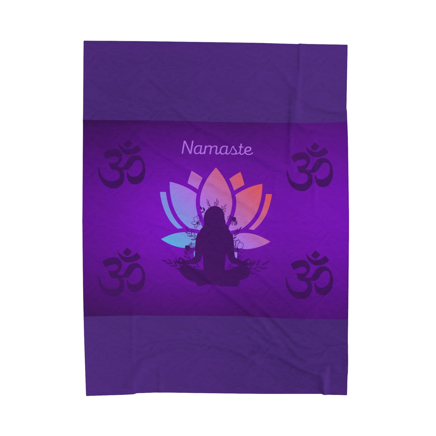 Namaste Velveteen Plush Blanket