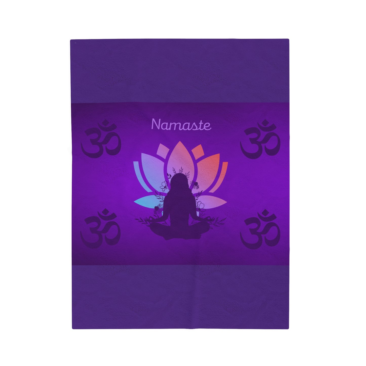 Namaste Velveteen Plush Blanket