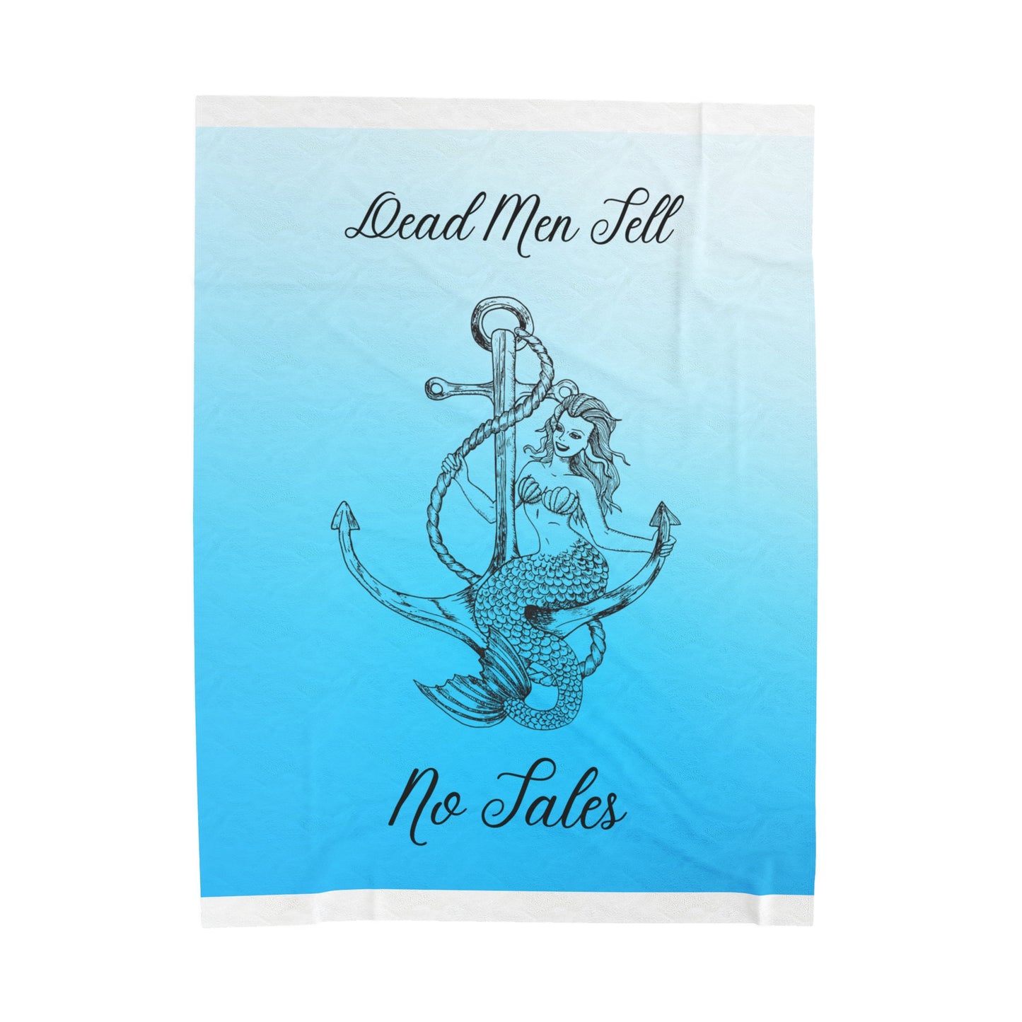 Dead Men Tell No Tales Velveteen Plush Blanket