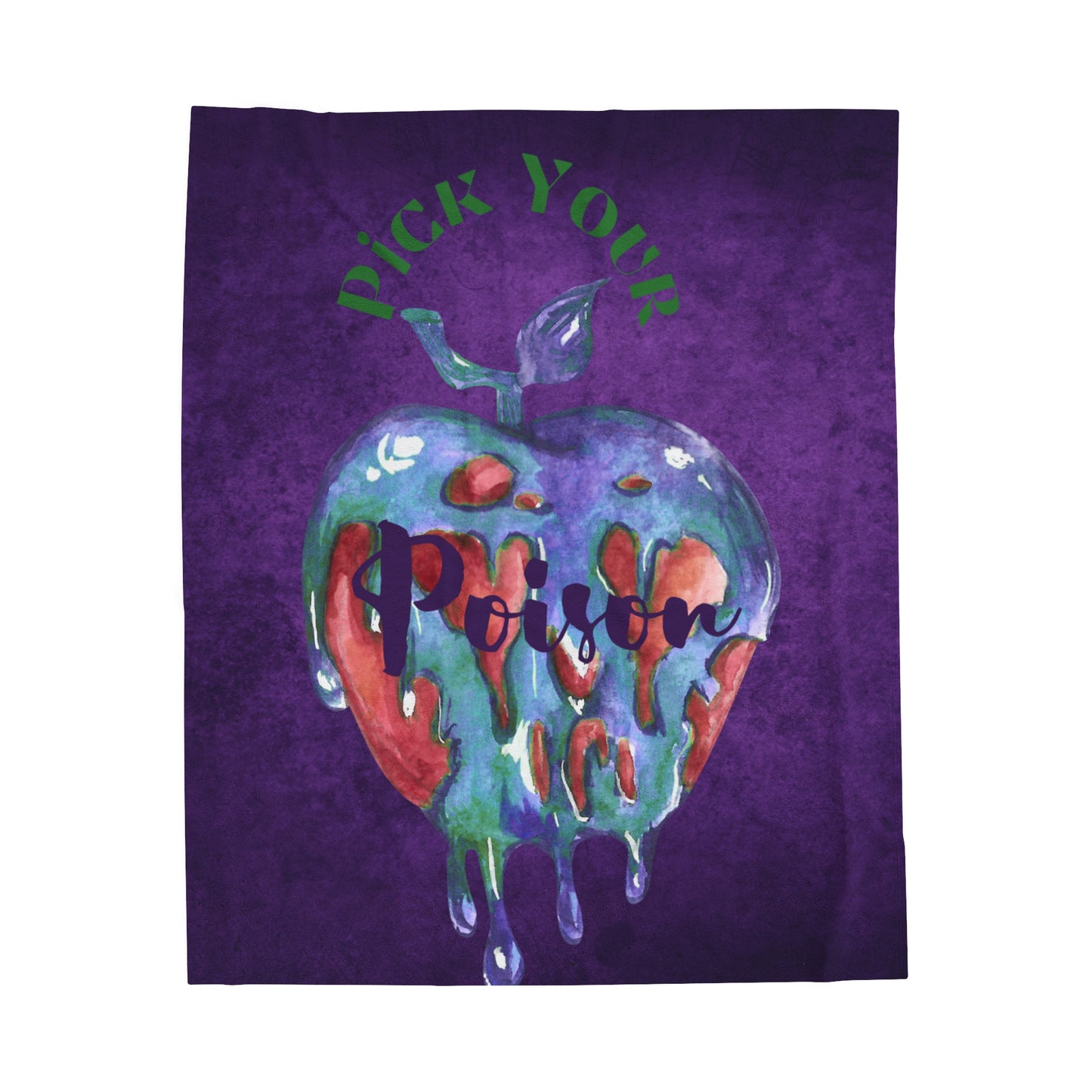 Pick Your Poison Velveteen Plush Blanket