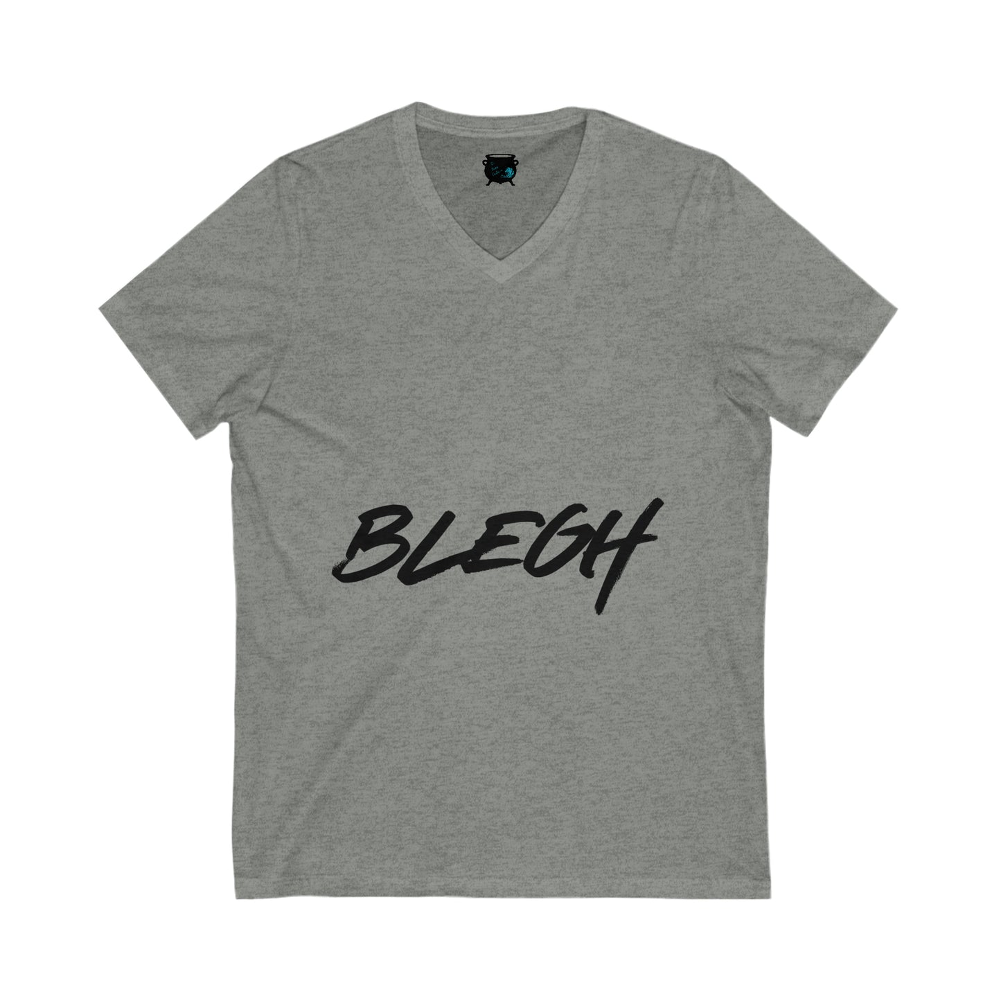 Blegh Unisex Jersey Short Sleeve V-Neck Tee