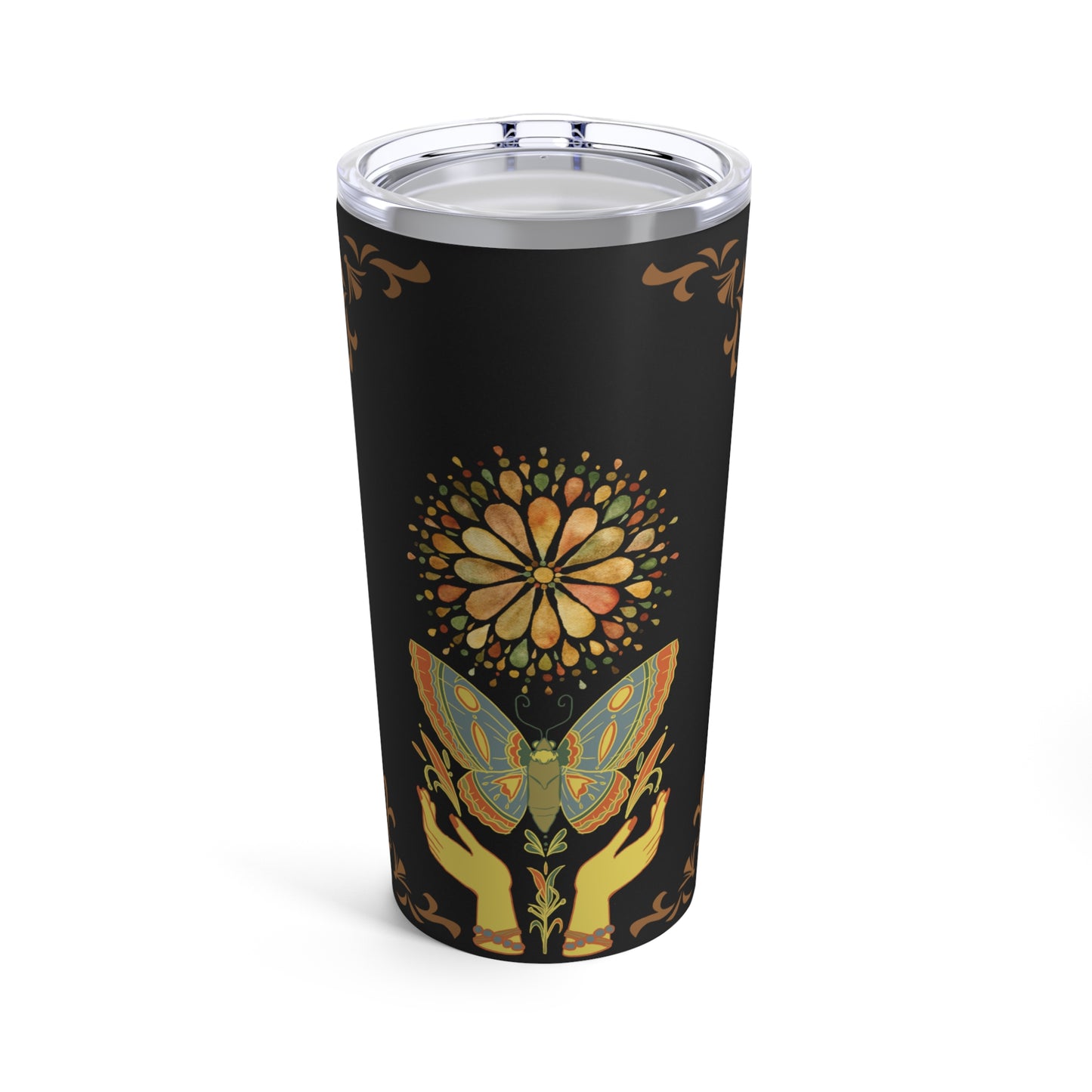 Retro Butterfly Tumbler 20oz