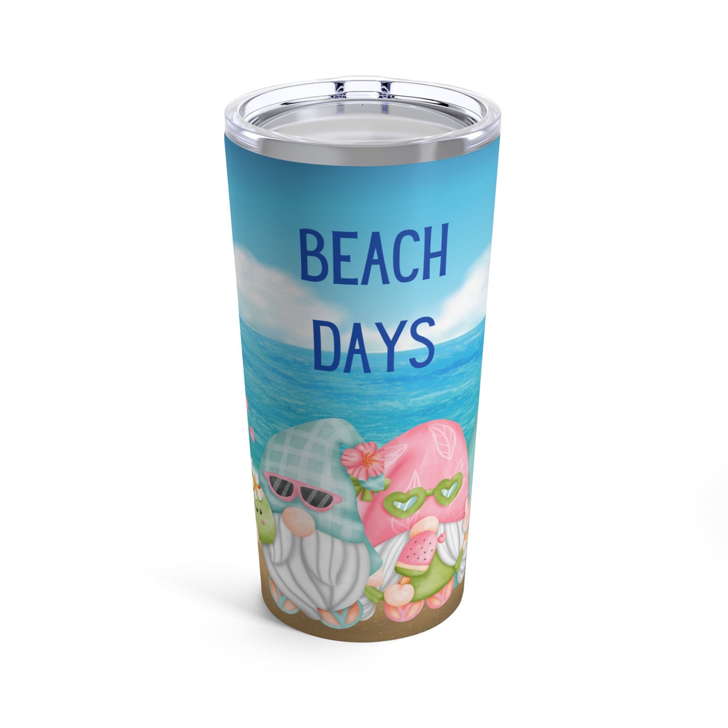 Beach Days Gnomes Tumbler 20oz