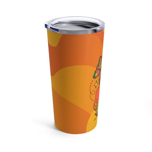 Retro Mushrooms Tumbler 20oz