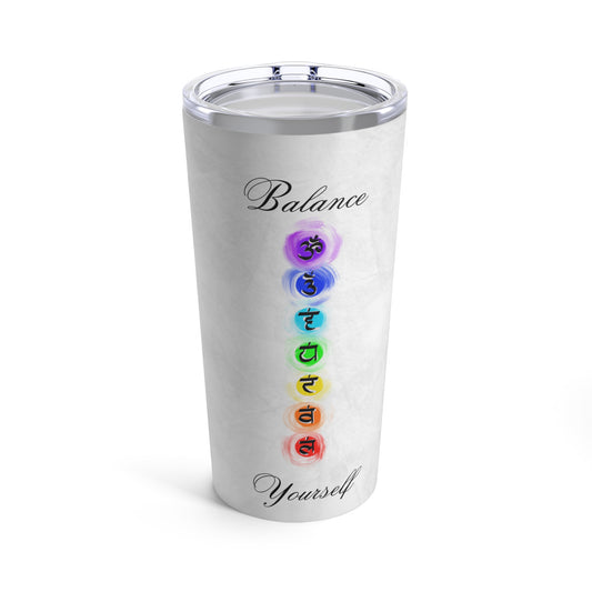 Balance Yourself Chakras Tumbler 20oz