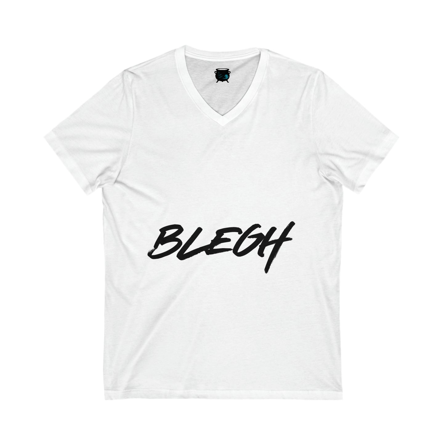 Blegh Unisex Jersey Short Sleeve V-Neck Tee