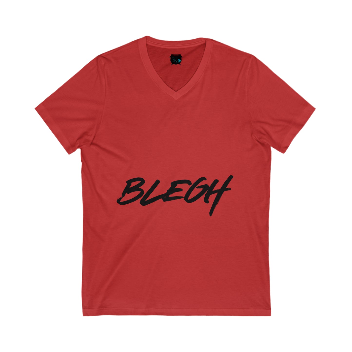 Blegh Unisex Jersey Short Sleeve V-Neck Tee