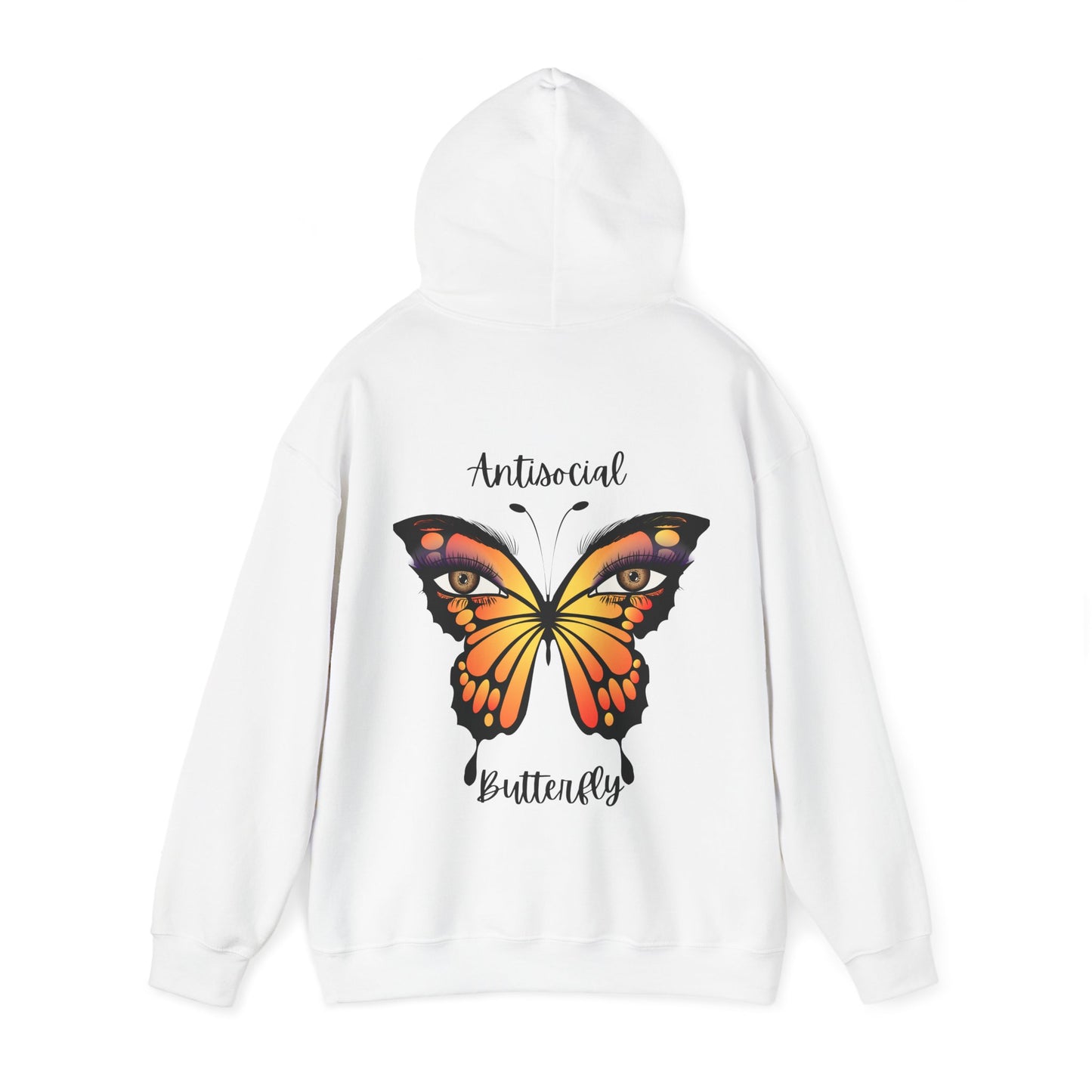 Antisocial Butterfly Unisex Heavy Blend™ Hooded Sweatshirt