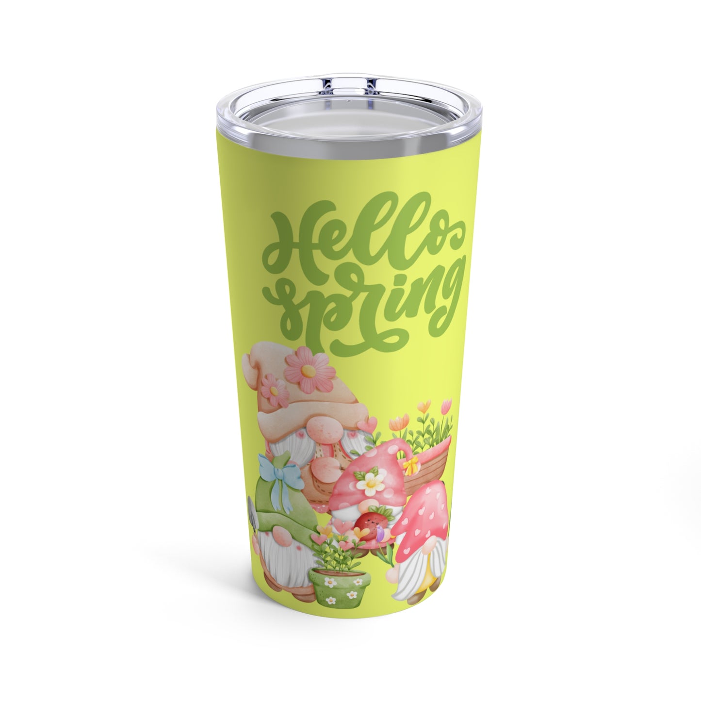 Hello Spring Gnomes Tumbler 20oz