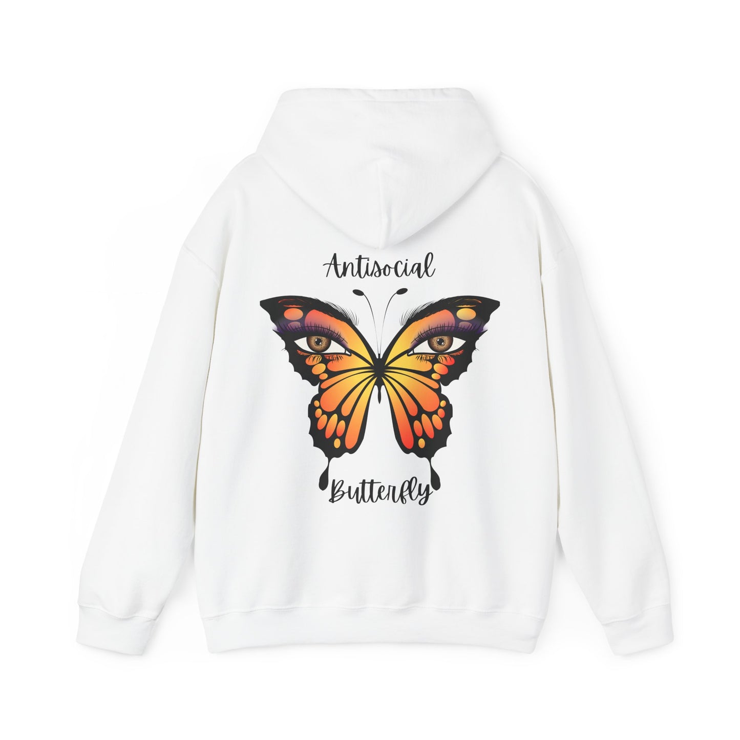 Antisocial Butterfly Unisex Heavy Blend™ Hooded Sweatshirt