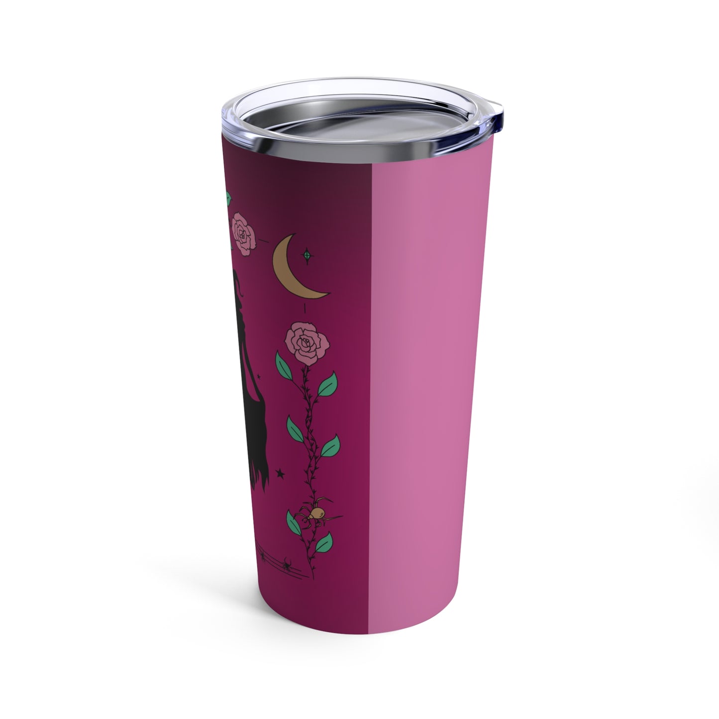 Rose Border Witch Tumbler 20oz