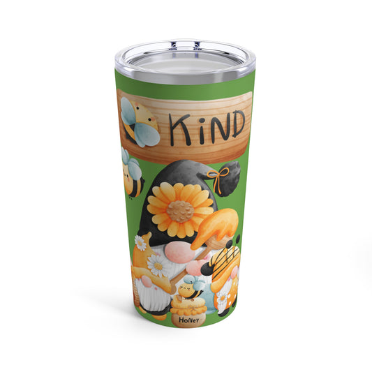 Bee Kind Gnomes Tumbler 20oz