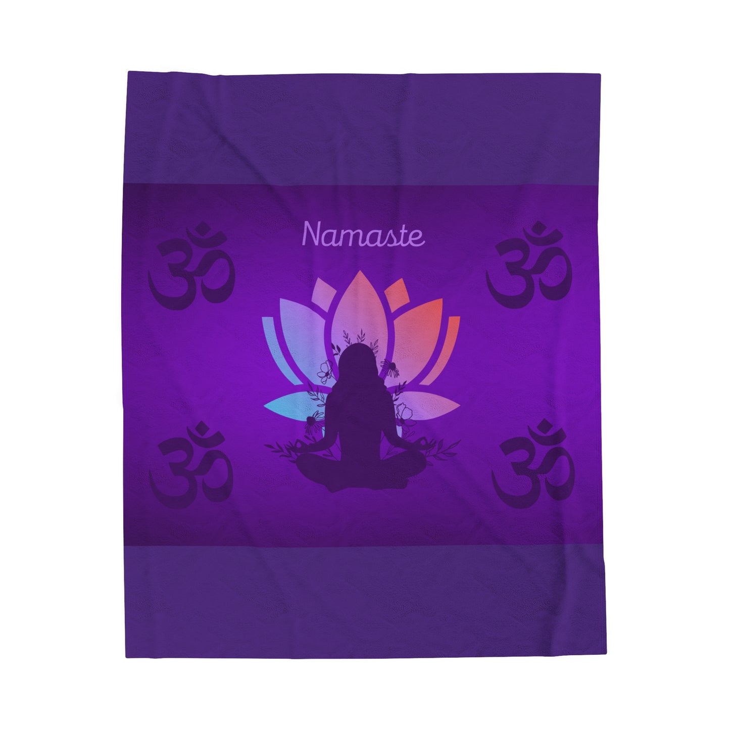 Namaste Velveteen Plush Blanket