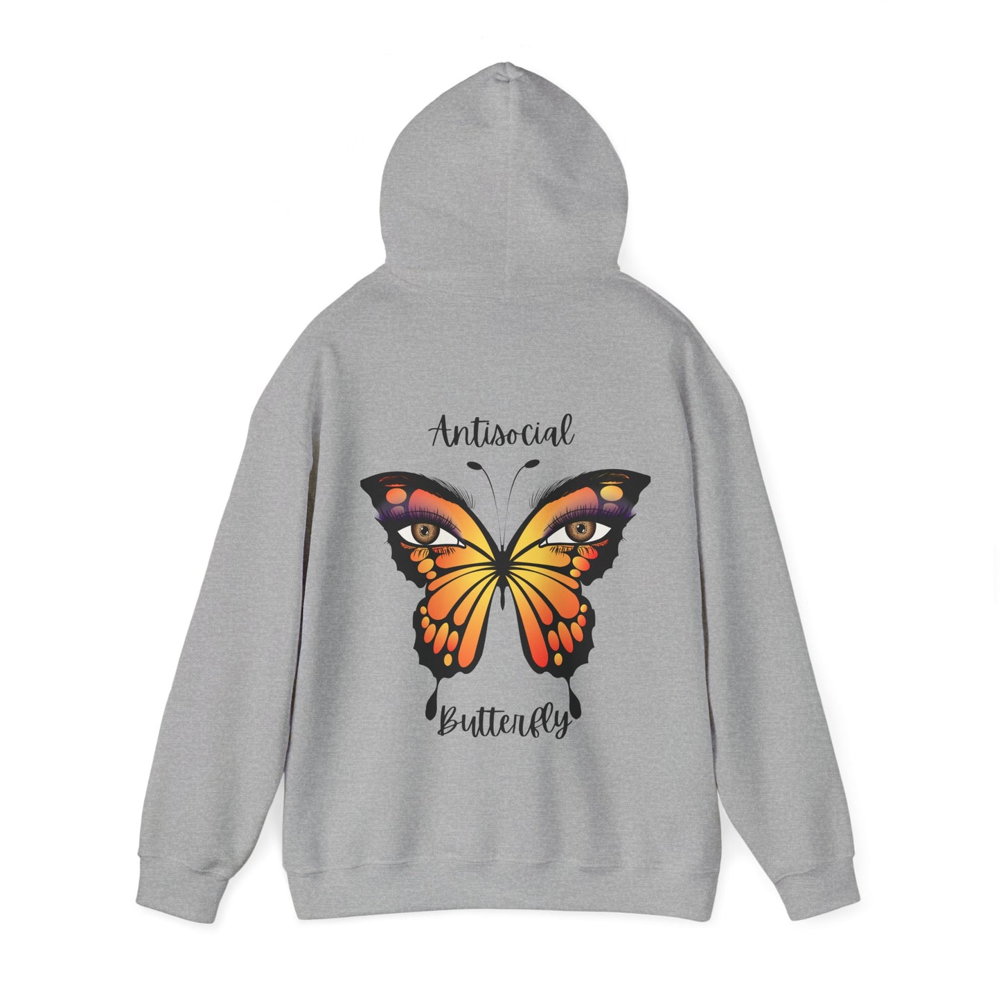 Antisocial Butterfly Unisex Heavy Blend™ Hooded Sweatshirt