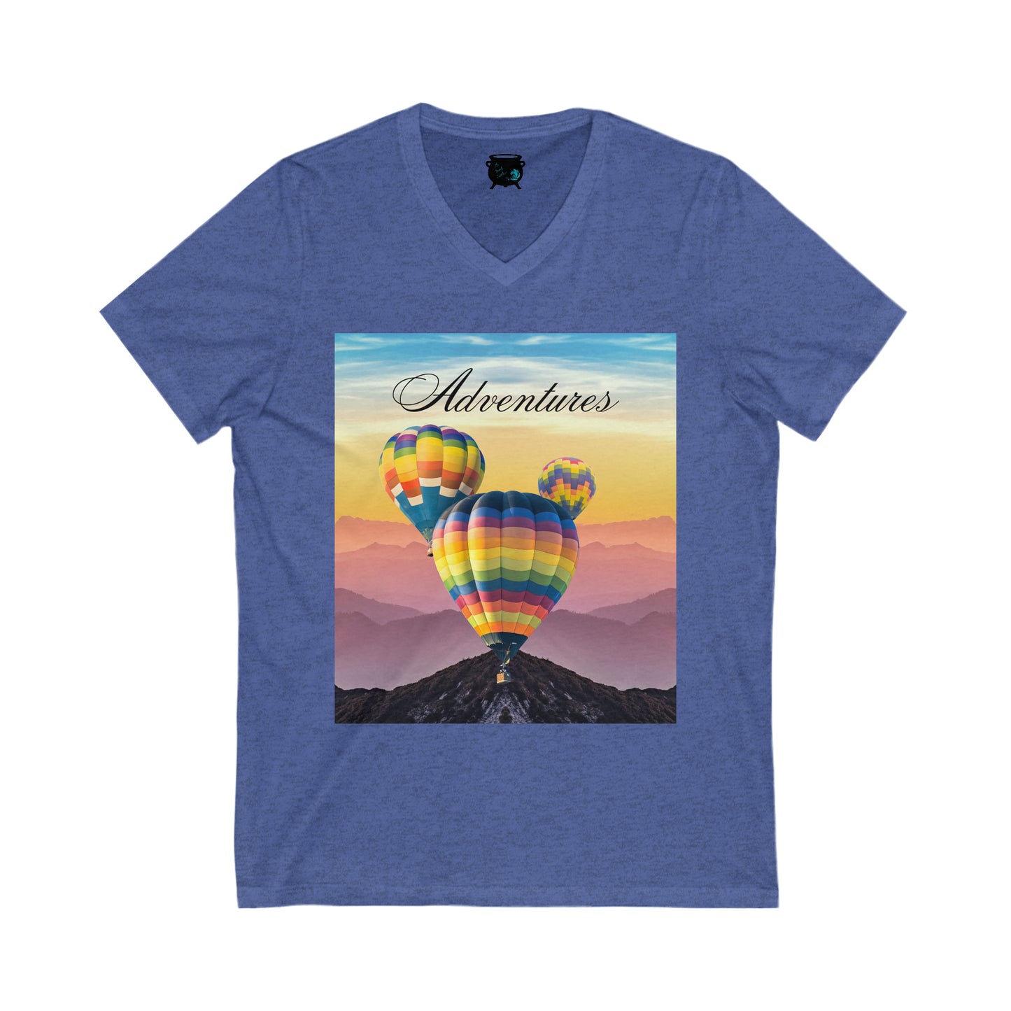 Adventures Unisex Jersey Short Sleeve V-Neck Tee