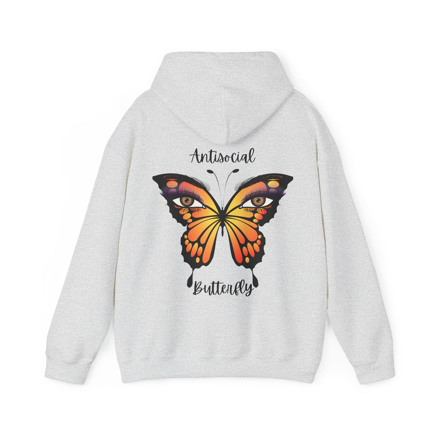 Antisocial Butterfly Unisex Heavy Blend™ Hooded Sweatshirt