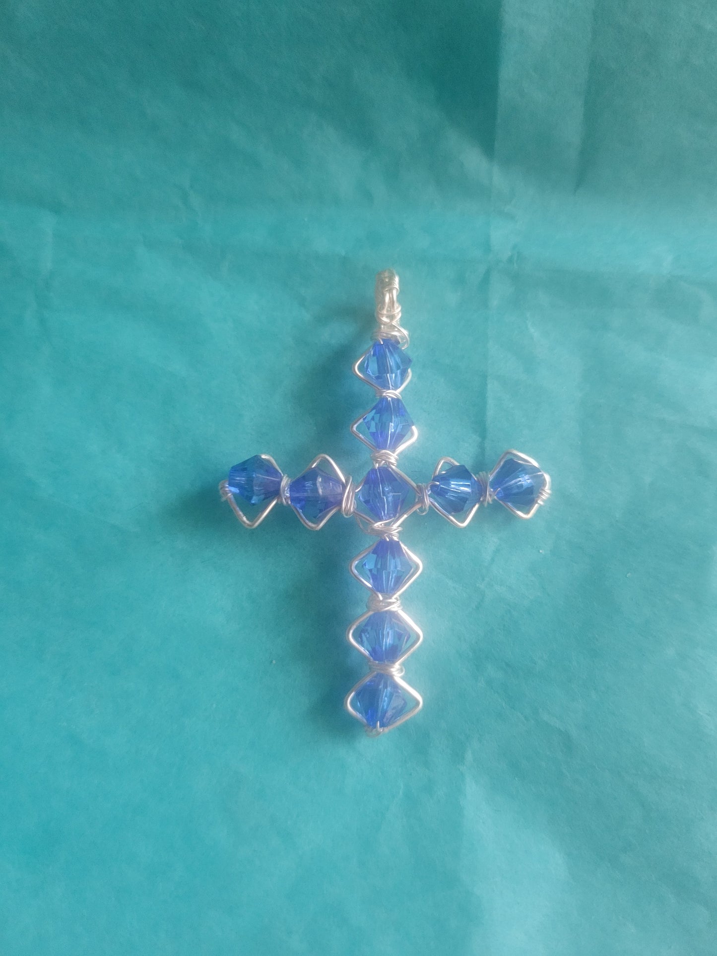 BLUE CROSS PENDANT IP108