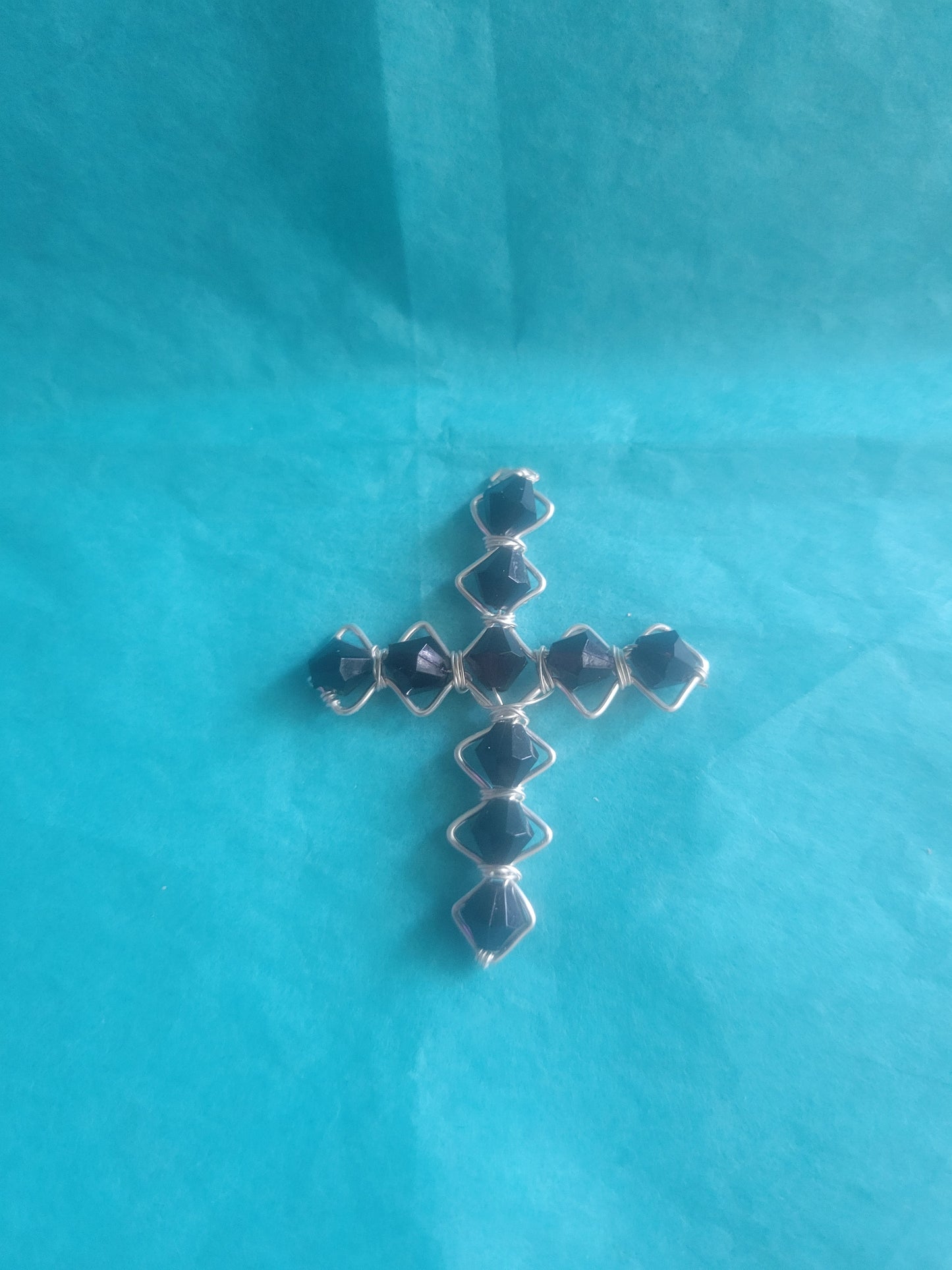 BLACK CROSS PENDANT IP110