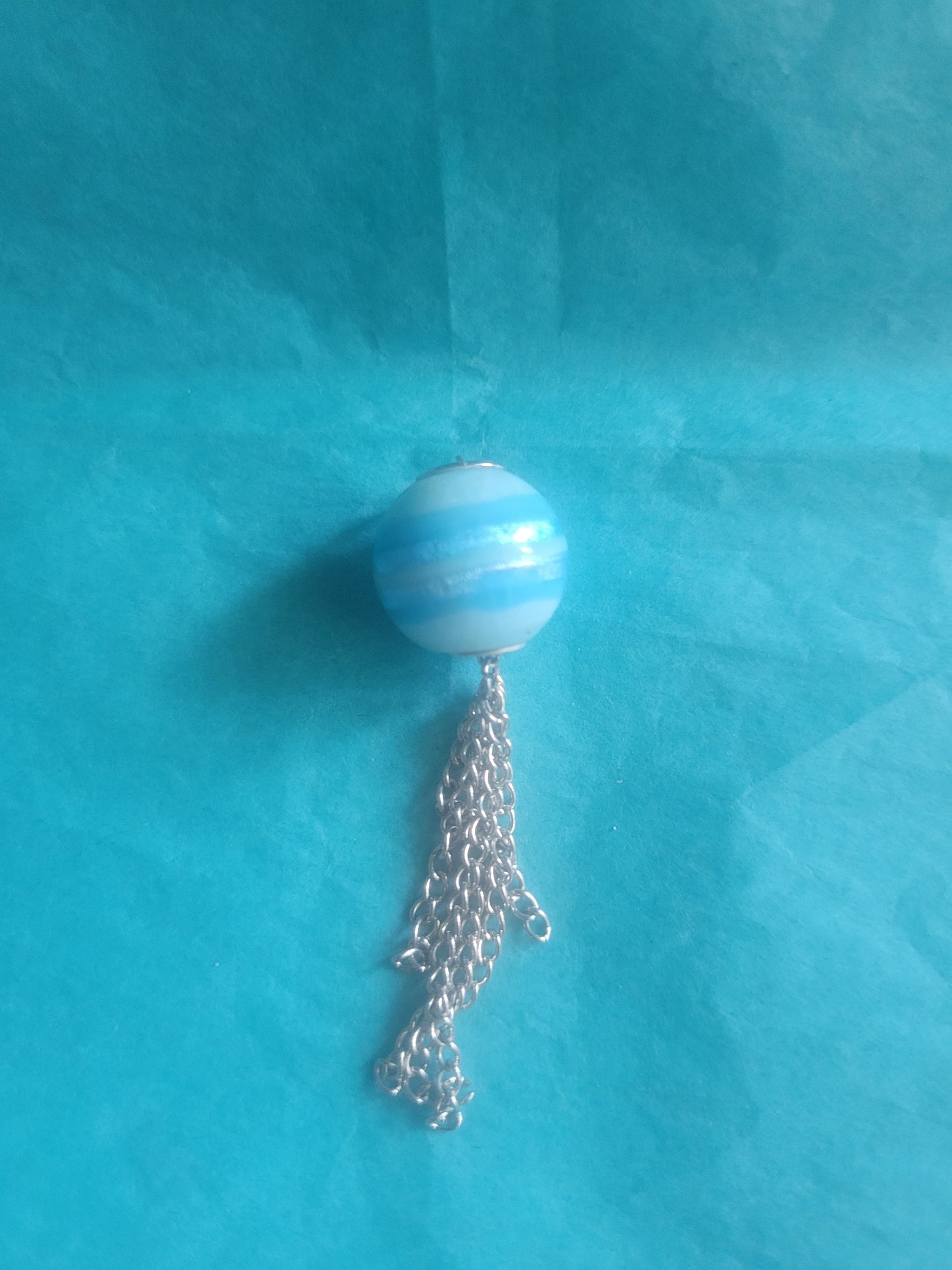 BLUE JELLYFISH PENDANT IP113