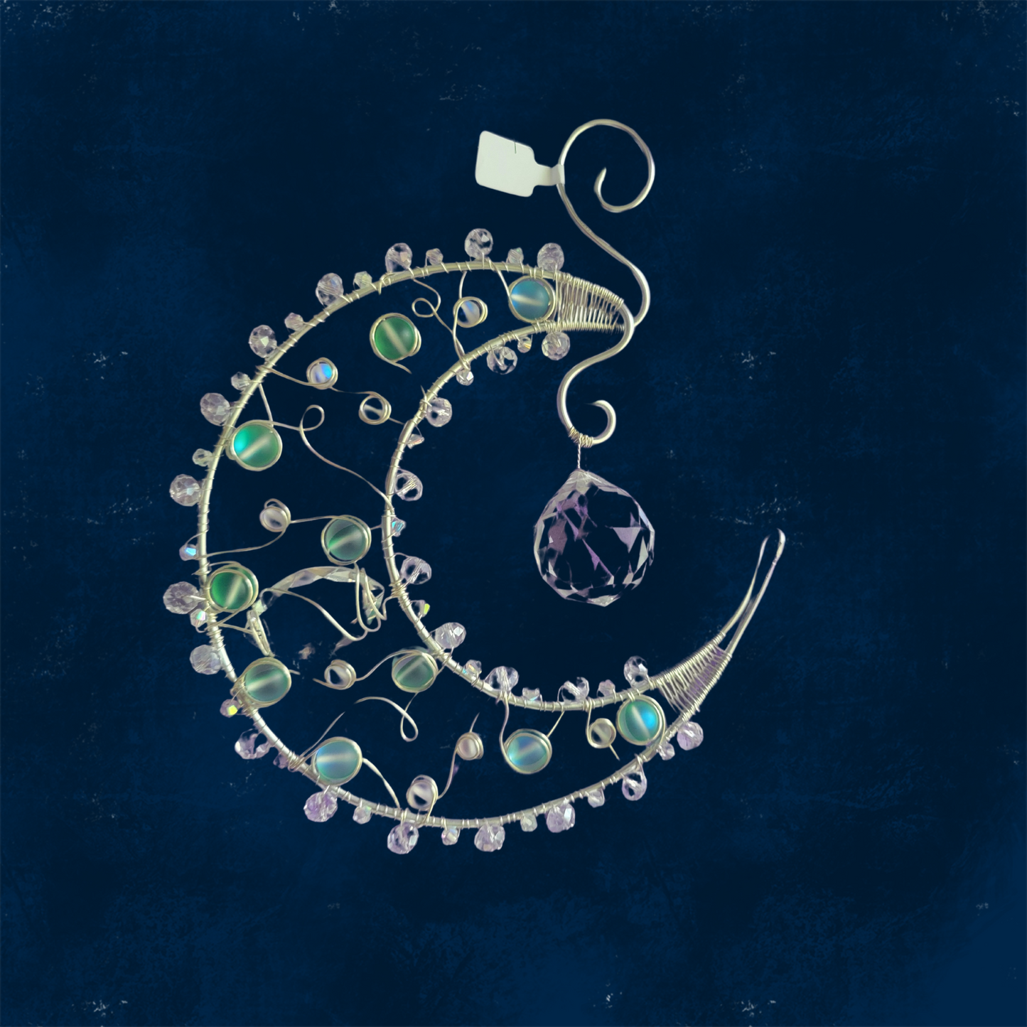 GREEN FAIRY BUBBLE MOON SUNCATCHER IP75