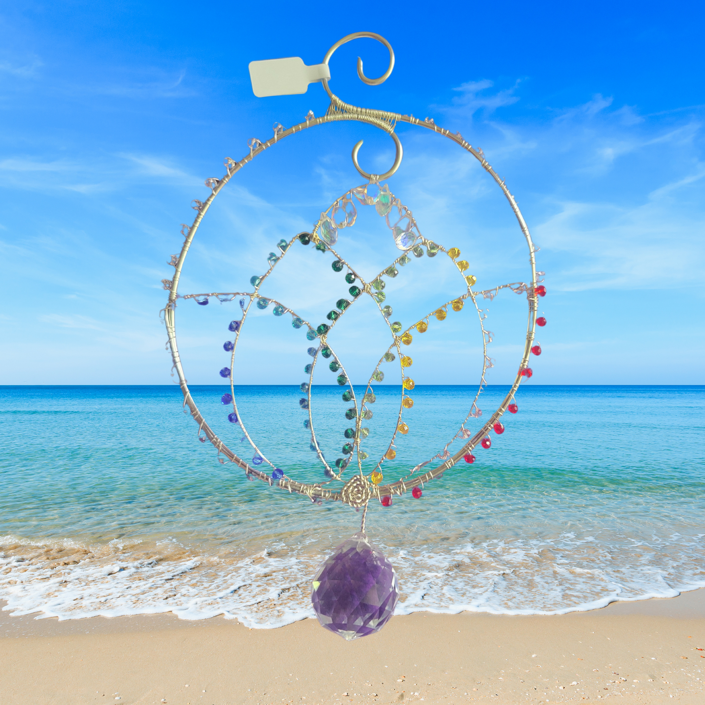 SILVER LOTUS SUNCATCHER IP83