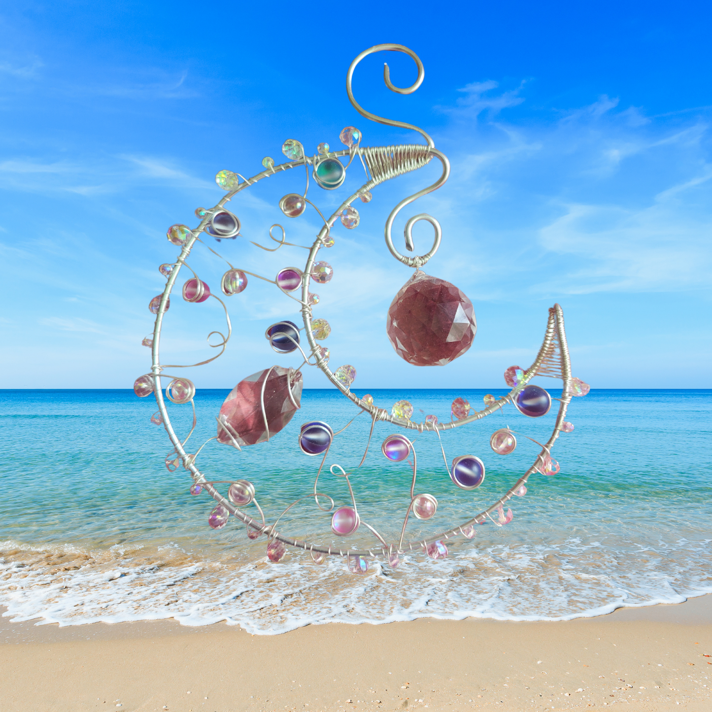 FAIRY BUBBLE MOON SUNCATCHER IP93